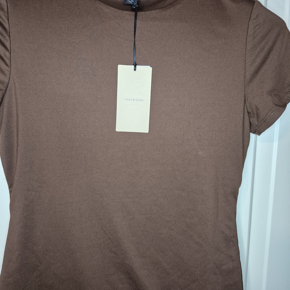 Halogen Chocolate Brown Top